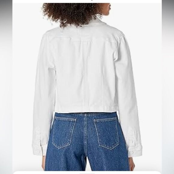 PAIGE Women's Pacey Cropped Denim Jacket size small - Picture 2 of 9